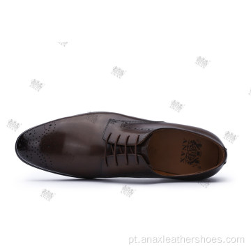Sapatos masculinos de couro para escritório ANAX Fashion